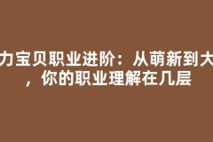魔力宝贝职业进阶：从萌新到大神，你的职业理解在第几层