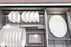 餐具收纳小技巧，厨房瞬间变整洁​
