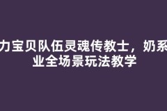 魔力宝贝队伍灵魂传教士，奶系职业全场景玩法教学