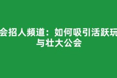 公会招人频道：如何吸引活跃玩家与壮大公会